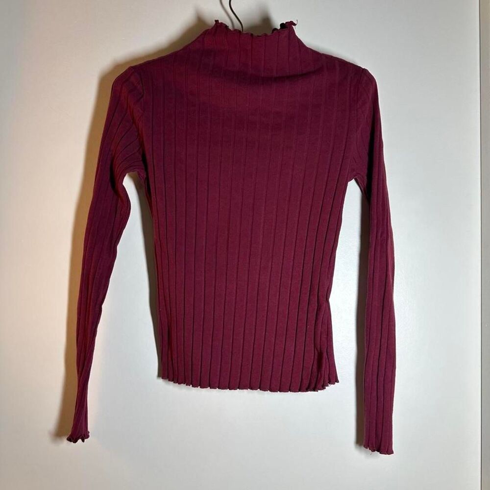 Shein Women's Burgundy and Red Jumper